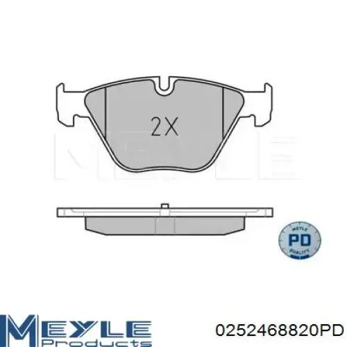 34116798190 BMW pastillas de freno delanteras