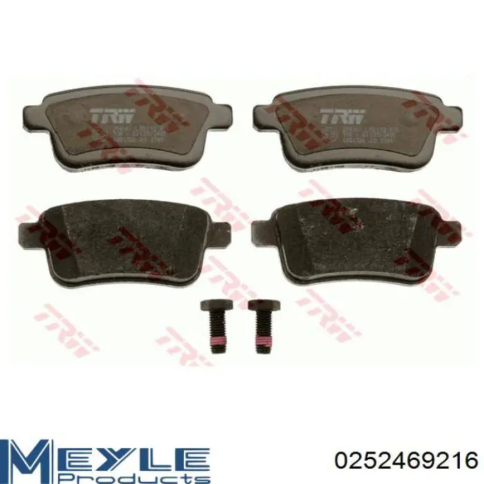 Pastillas de freno traseras 440606267R Renault (RVI)