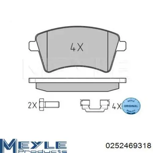 Pastillas de freno BPD1038 Jurid/Bendix