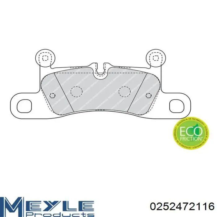 FD7556A Necto Pastillas freno traseras