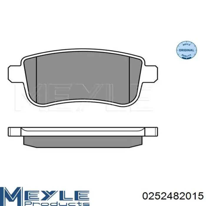 Pastillas de freno traseras D289E Dafmi