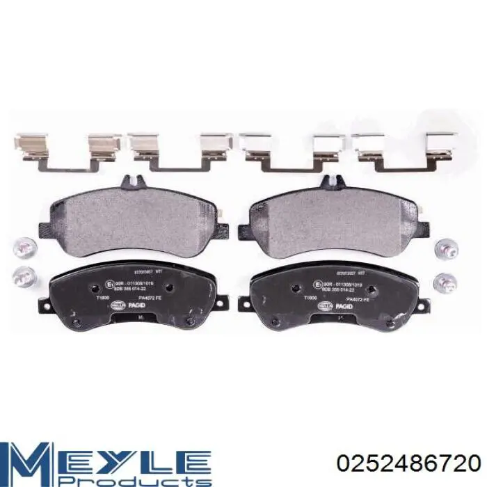Pastillas de freno delanteras Mercedes 0074206620