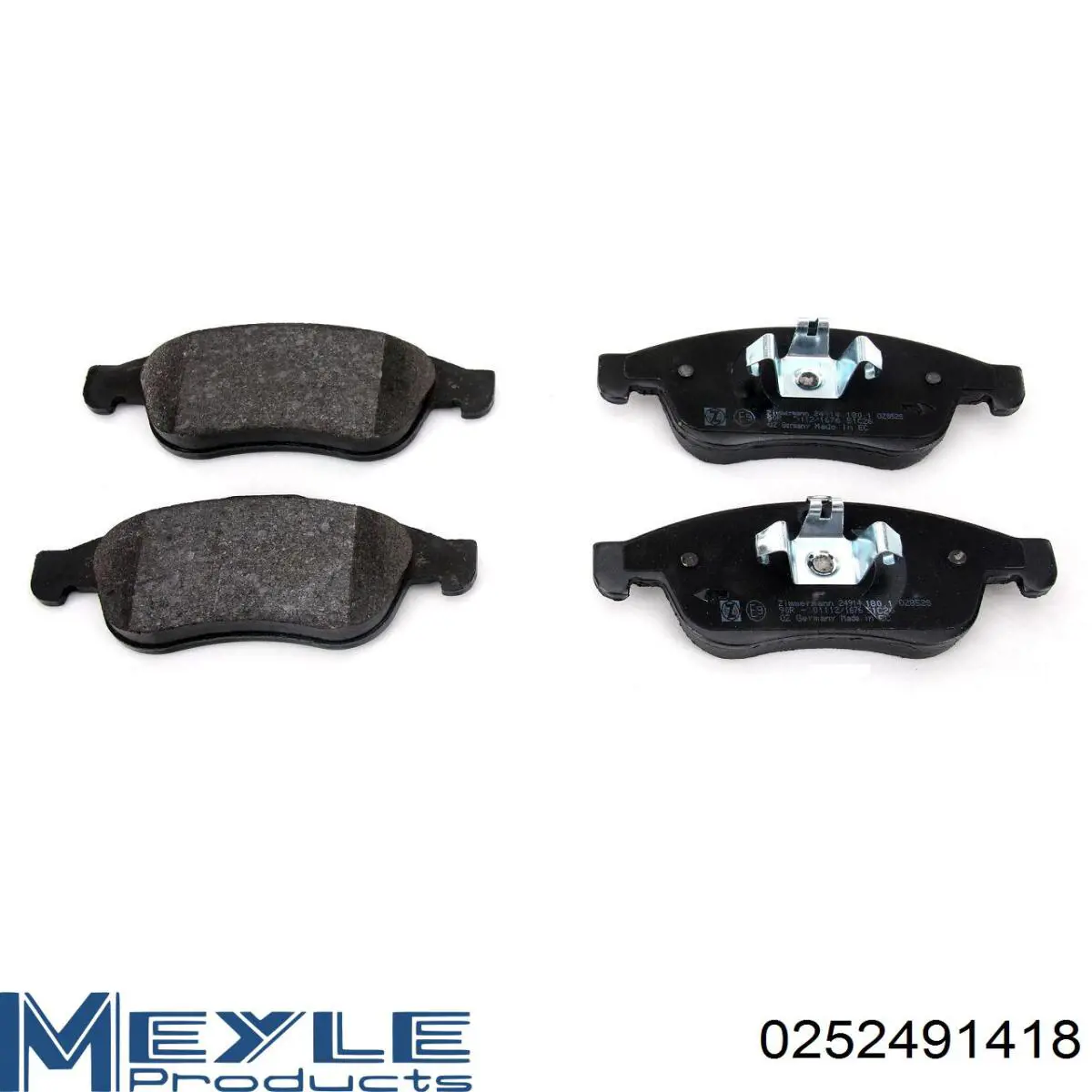 Pastillas de freno delanteras Meyle 0252491418