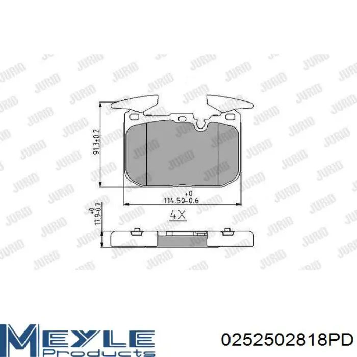 DP42130R EBC Brakes Pastillas delanteras