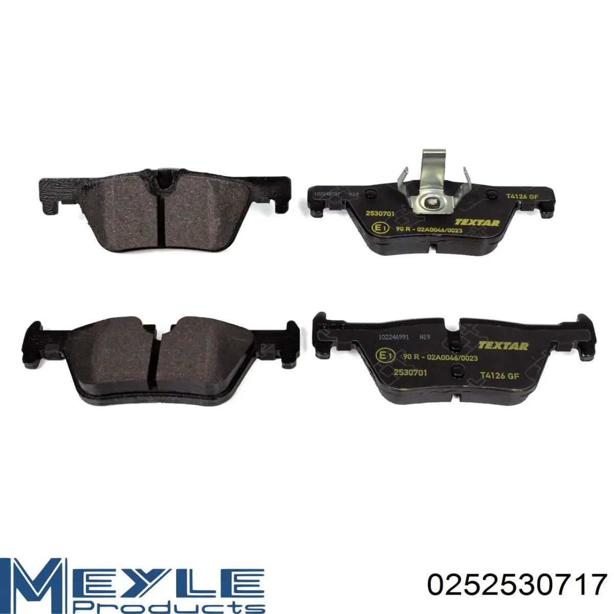 34206799809 BMW Pastillas freno traseras
