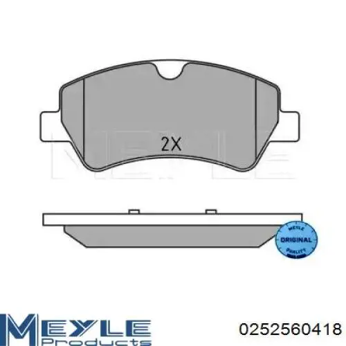 BR2384FP AMP/Paradowscy pastillas de freno traseras