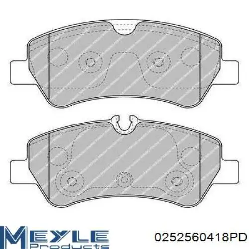 Pastillas traseras Ford 2691992