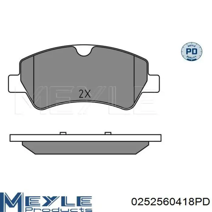 Pastillas de freno traseras 2691992 Ford
