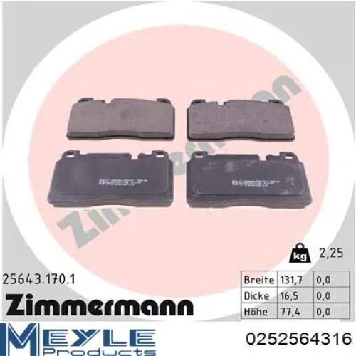 Pastillas de freno 986494702 Bosch
