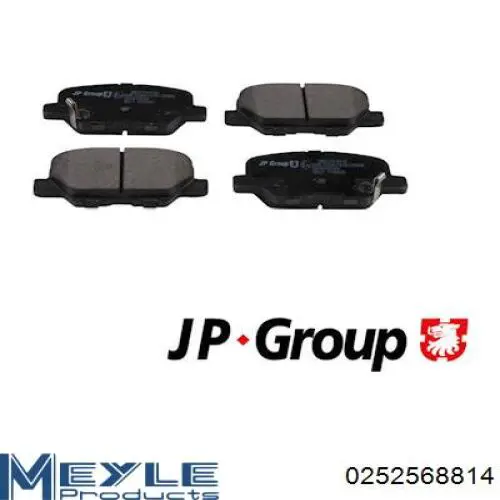 Comprar 0252568814 Meyle Pastillas de freno traseras