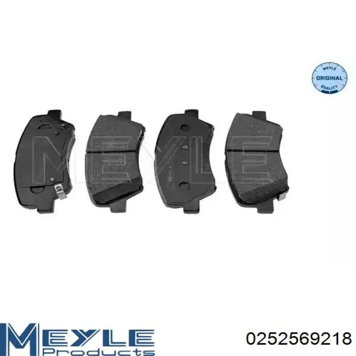 Comprar 0252569218 Meyle Pastillas delanteras de freno