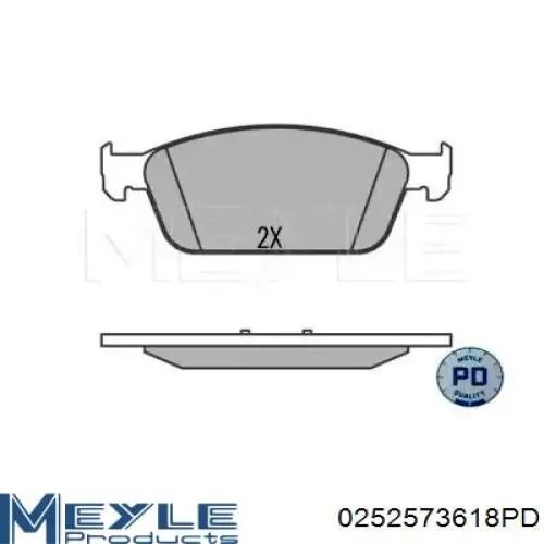 BPA151010 Open Parts pastillas de freno delanteras