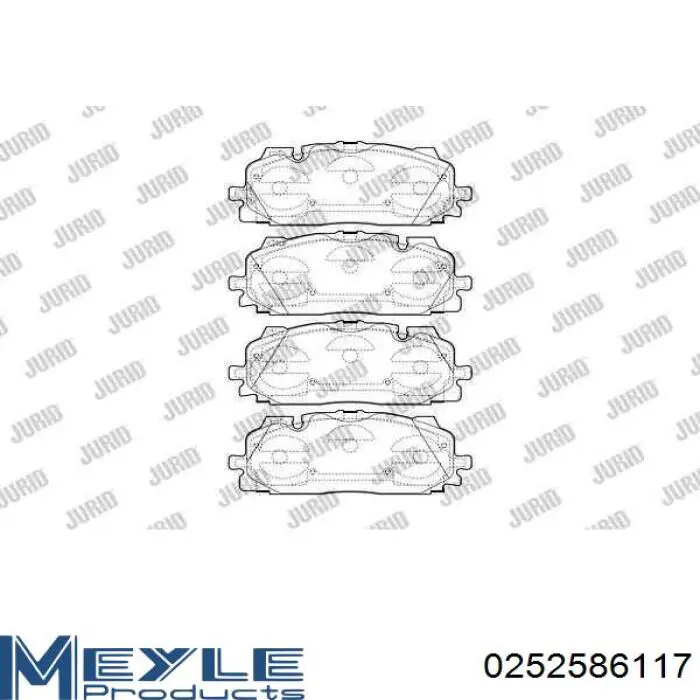 Pastillas de freno delanteras Bremsi BP3687