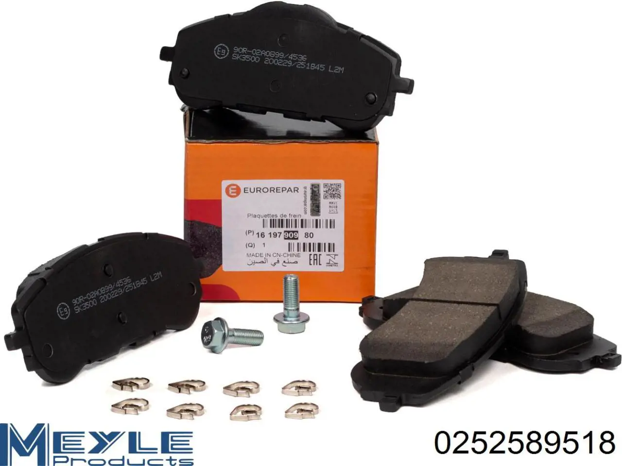 Pastillas de freno delanteras Brembo P61120X
