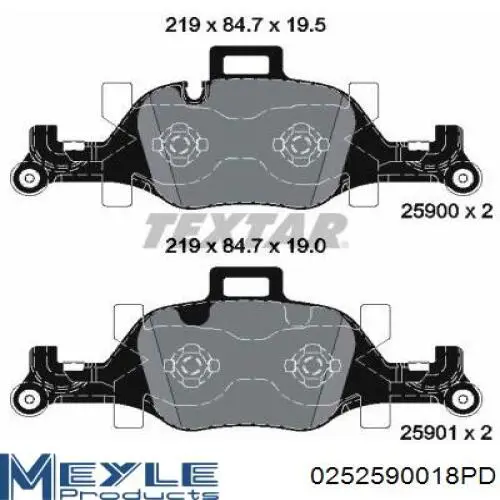 31116883470 BMW pastillas de freno delanteras