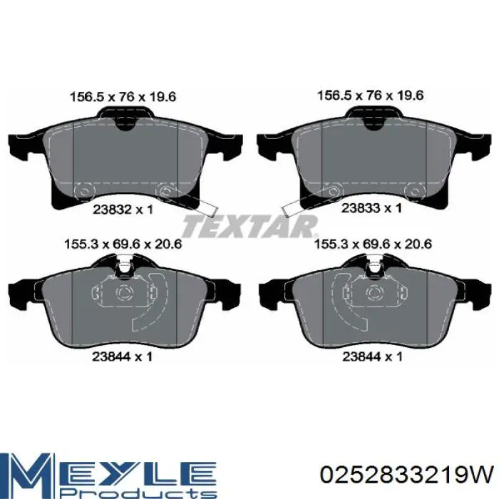 Pastillas de freno delanteras Opel Corsa X12