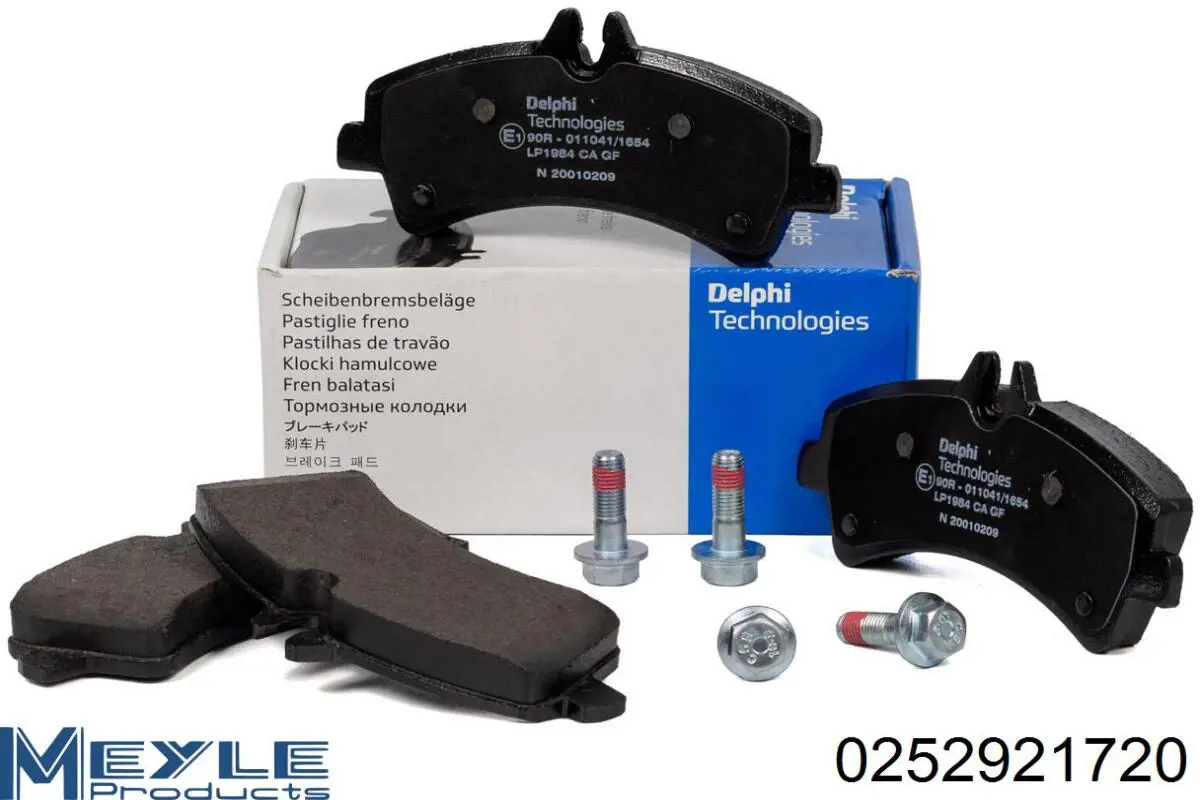 Pastillas traseras de freno Meyle 0252921720 precio, desde 36,98 EUR