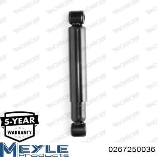 Amortiguador trasero Meyle 0267250036 precio, desde 44,26 EUR