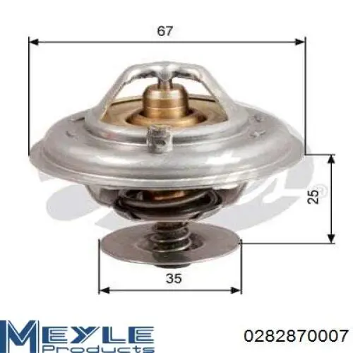 Termostato Meyle 0282870007 precio, desde 8,98 EUR