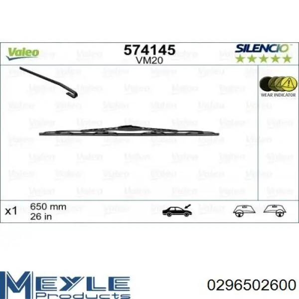 Comprar 86542SG110 Subaru Escobilla del limpiaparabrisas del lado del conductor