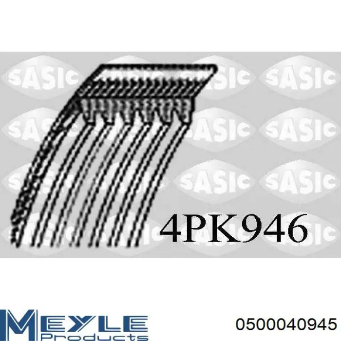 Correa de alternador BPE815909A Mazda