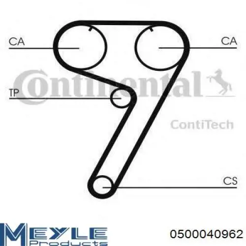 Correa de alternador 46456894 Fiat/Alfa/Lancia