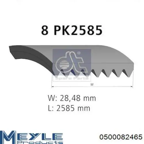 Correa de transmisión trapezoidal Mercedes 0099978792 precio, desde 26,41 EUR