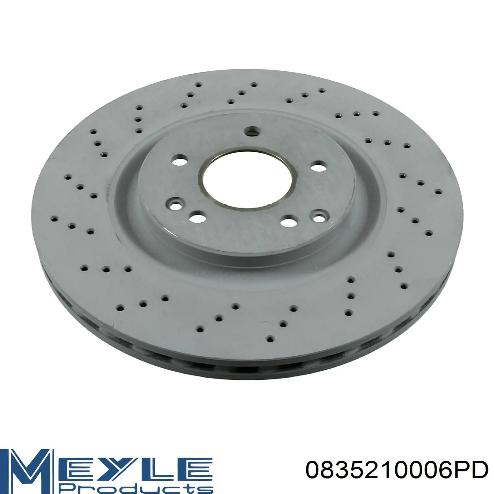 Disco de freno B130555 Denckermann