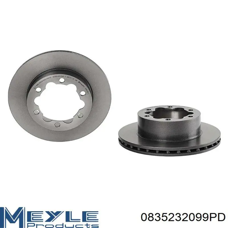 Disco de freno trasero A907423010007 Mercedes