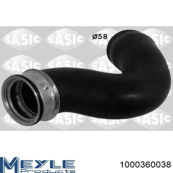 466818 Cautex Manguera del intercooler