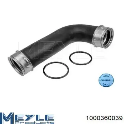 Tubo flexible de aire de sobrealimentación Meyle 1000360039