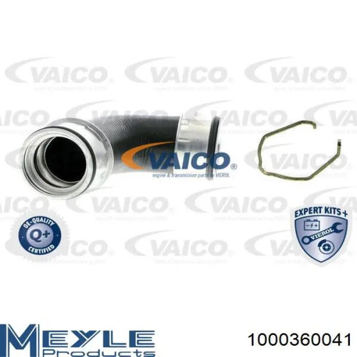 100 036 0041 Meyle tubo flexible de aire de sobrealimentación superior derecho