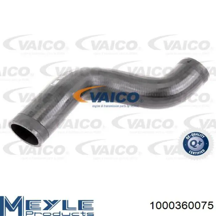 09748 Metalcaucho tubo flexible de aire de sobrealimentación derecho