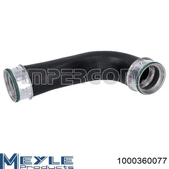 9548PT-1 Polcar tubo flexible de aire de sobrealimentación inferior izquierdo