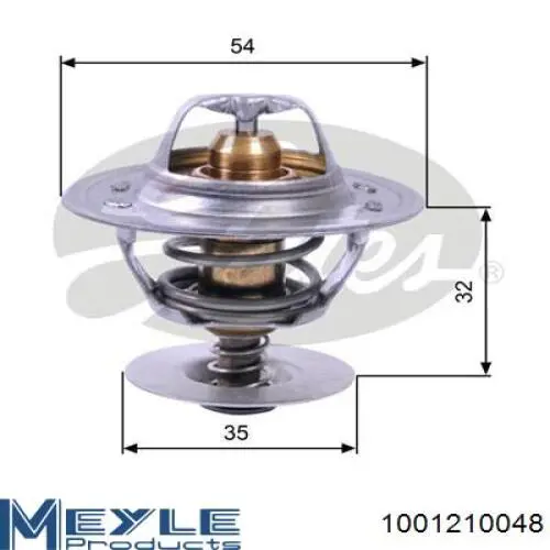 Termostato 1001210048 Meyle