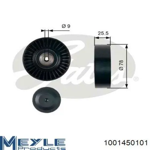 Rodillo tensor correa poli V Meyle 1001450101 precio, desde 13,29 EUR