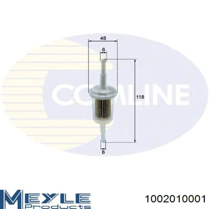 1002010001 Meyle filtro combustible