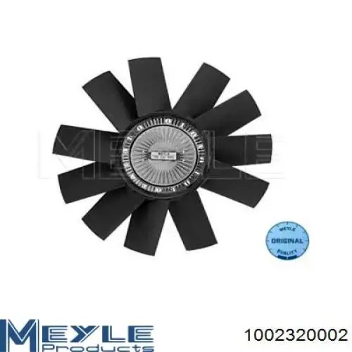 Embrague viscoso de ventilador 1002320002 Meyle