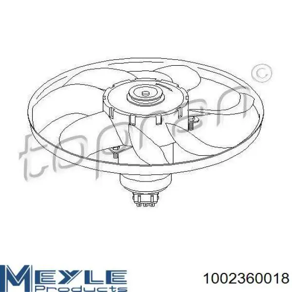 415100 Kale Electroventilador del motor