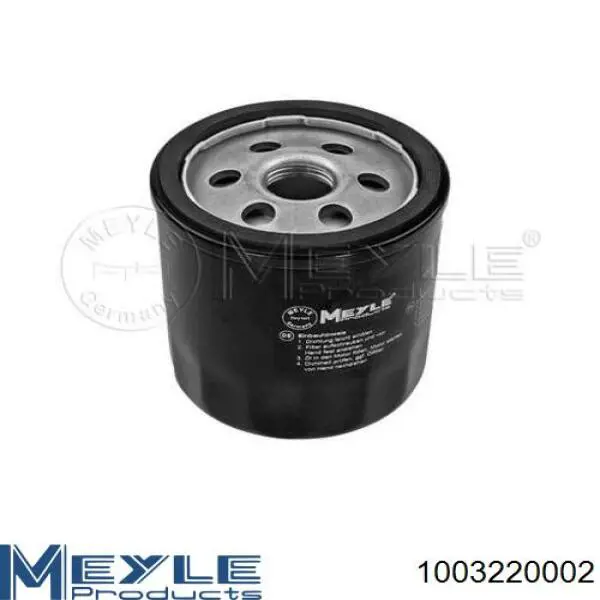 Filtro de aceite Meyle 1003220002 precio, desde 8,71 EUR