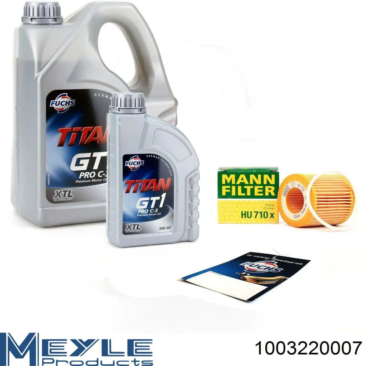 Filtro de aceite 1003220007 Meyle