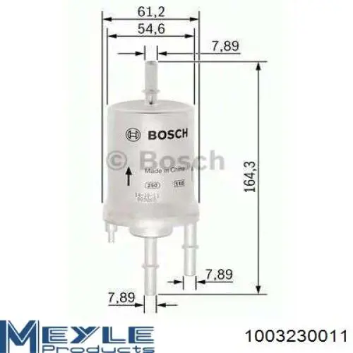 Filtro combustible Meyle 1003230011 precio, desde 15,99 EUR