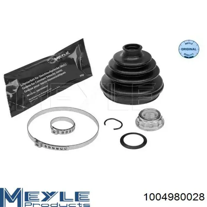 1297 Metalcaucho Fuelle transmisión delantero exterior
