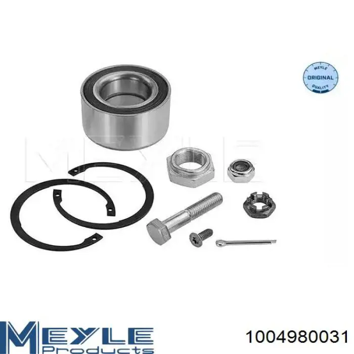 Cojinete de rueda delantero Meyle 1004980031 precio, desde 20,40 EUR