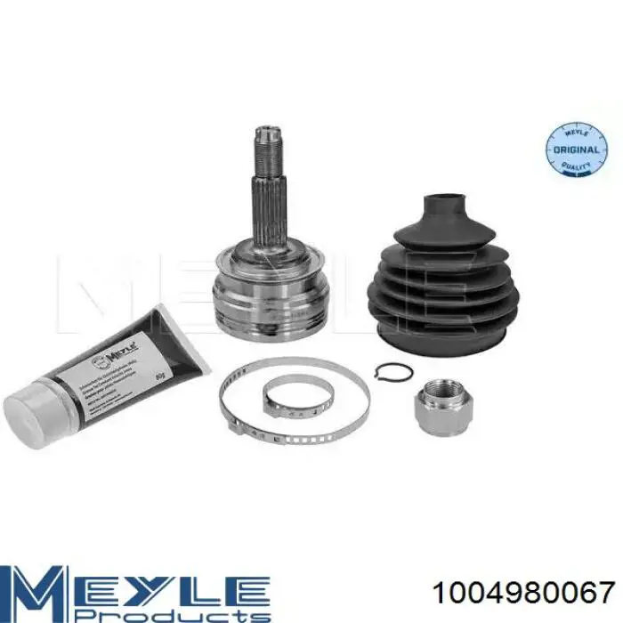 Juego de articulación, árbol de transmisión, interior delantera Meyle 1004980067