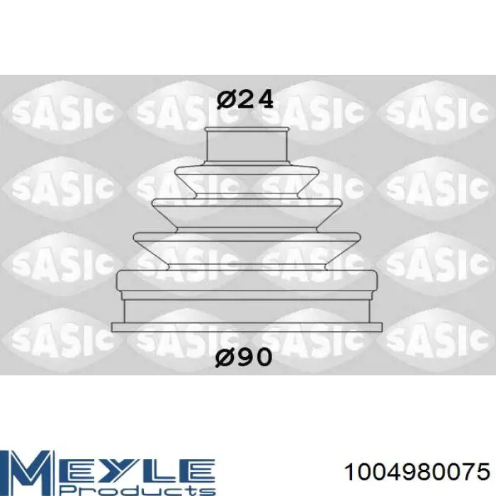 Fuelle, palier delantero exterior Meyle 1004980075 precio, desde 6,80 EUR