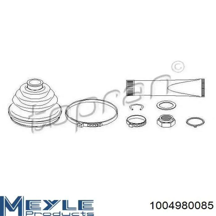 Comprar 23523 GKN-Spidan Fuelle de palier delantero exterior