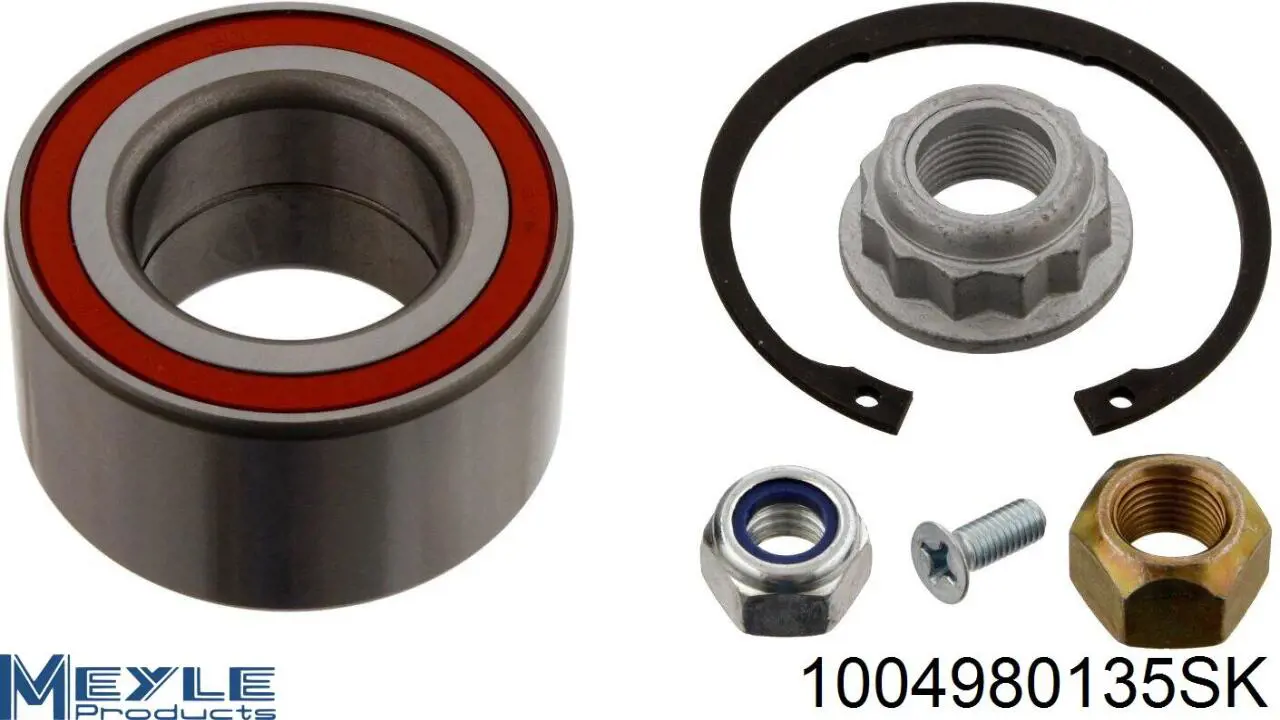 Cojinete de rueda delantero 1H0498625 VAG