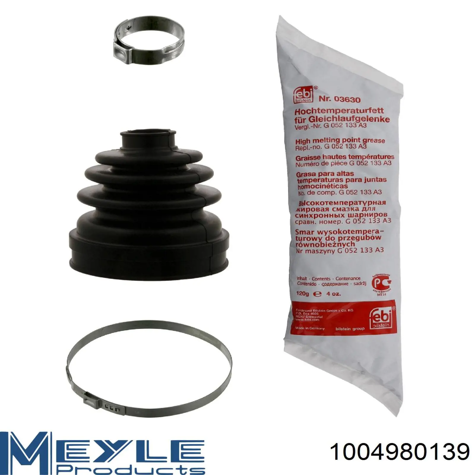 Fuelle de semieje delantero interior 10019 Metalcaucho