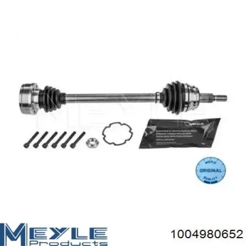 Semieje delantero izquierdo Meyle 1004980652 precio, desde 81,22 EUR